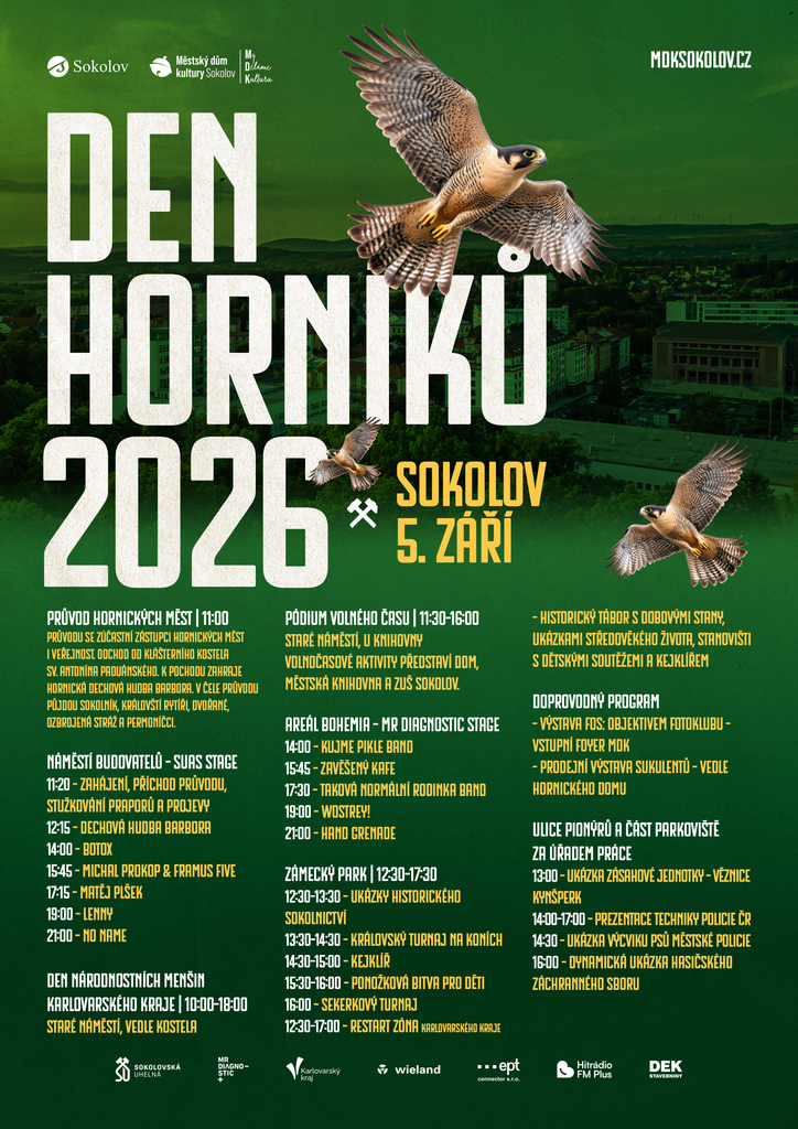 Den horníků 2026 v Sokolově