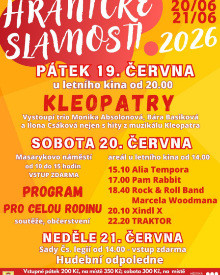 Hranické slavnosti 2026 - Hranice