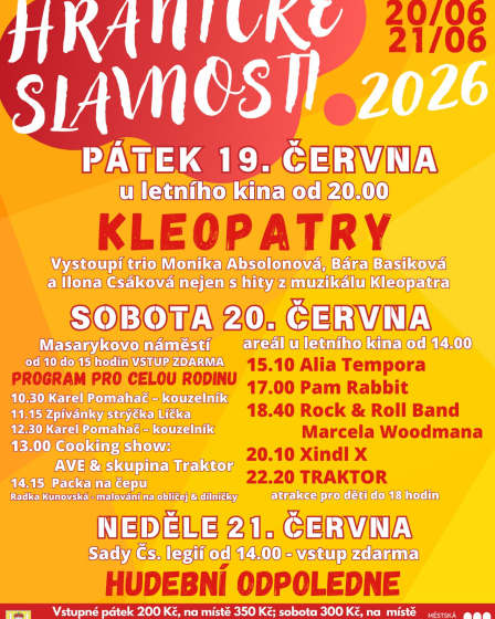 Hranické slavnosti 2026 - Hranice