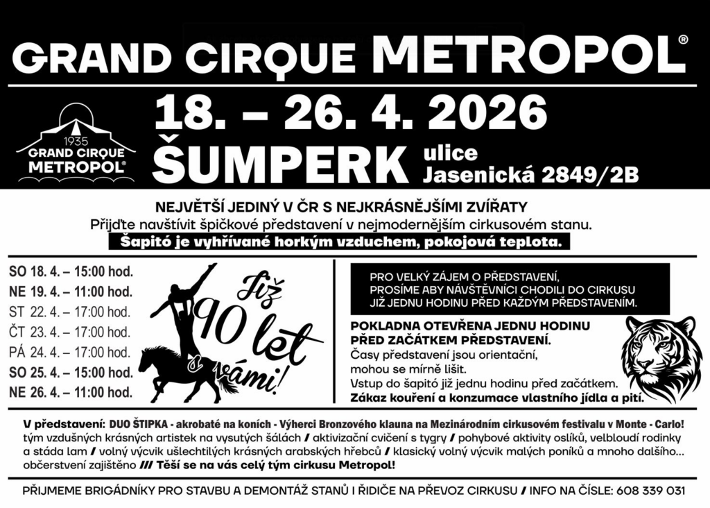 Cirkus Metropol - Šumperk 2026