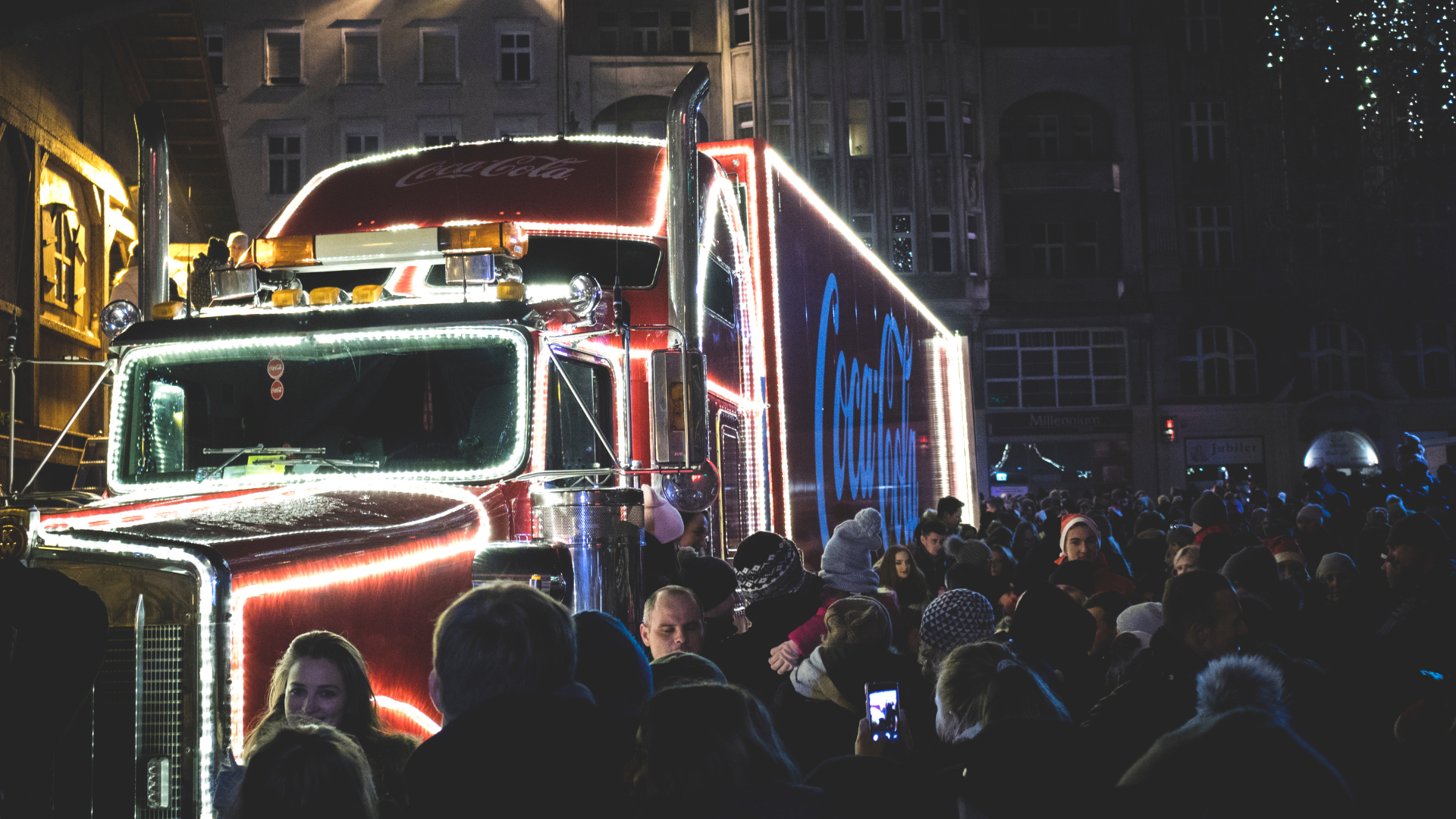Vánoční kamion Coca-cola 2026 trasa