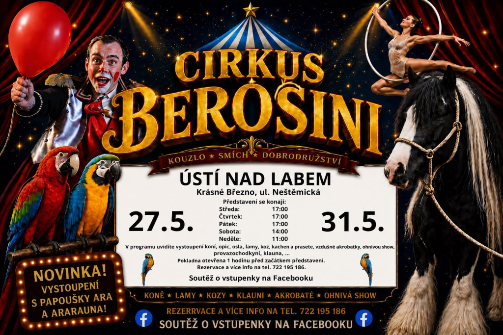 Cirkus Berosini - Ústí nad Labem 2026