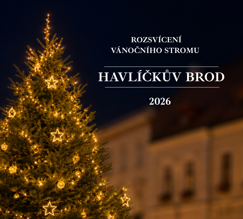 Rozsvícení vánočního stromu Havlíčkův Brod 2026
