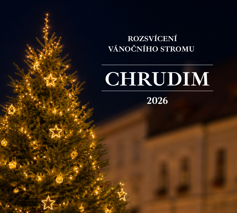 Rozsvícení vánočního stromu Chrudim 2026