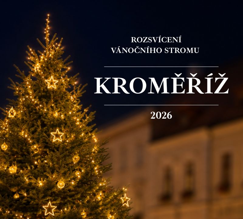 Rozsvícení vánočního stromu v Kroměříži 2026