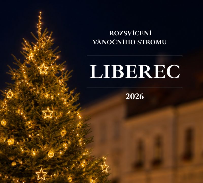 Rozsvícení vánočního stromu v Liberci 2026