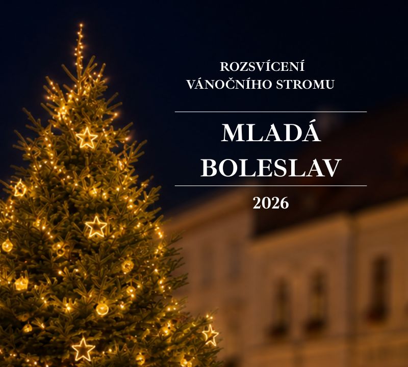 Rozsvícení vánočního stromu v Mladé Boleslavi 2026