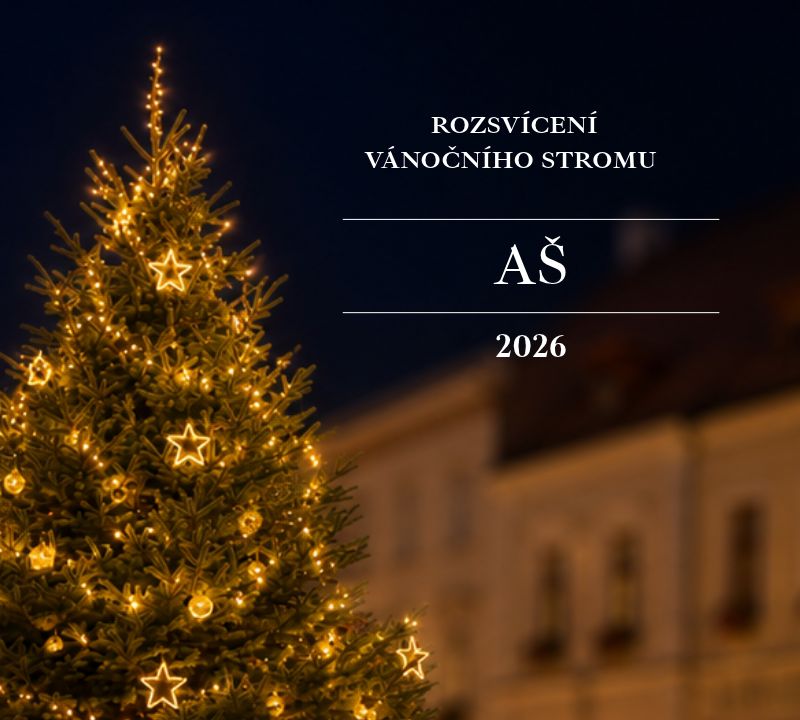 Rozsvícení vánočního stromu Aš 2026