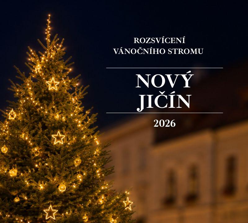 Rozsvícení vánočního stromu: Nový Jičín 2026