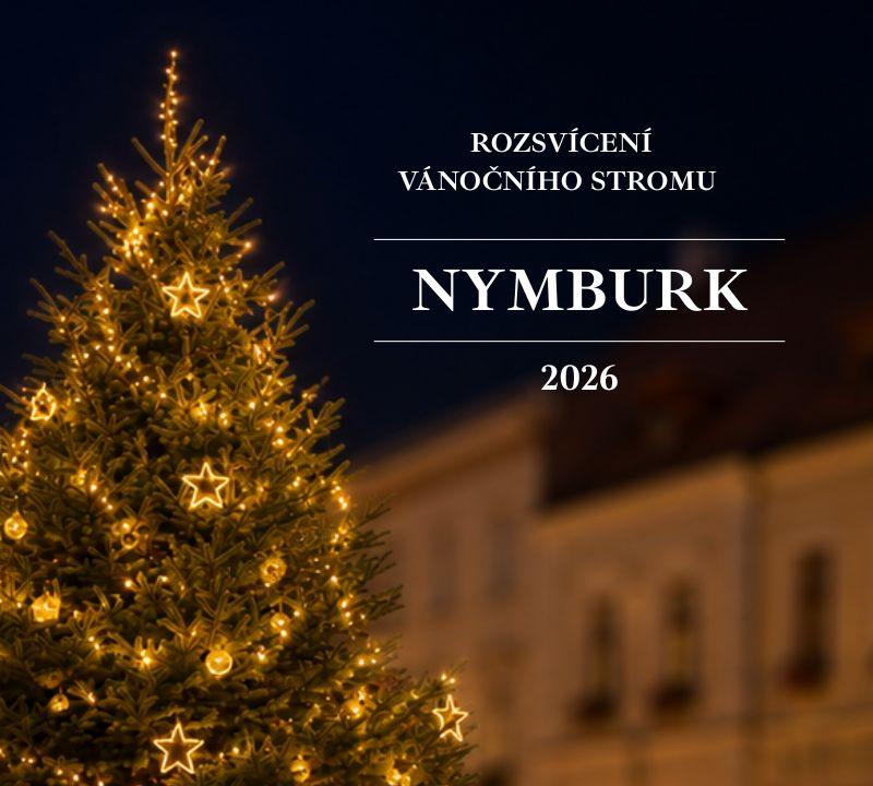 Rozsvícení vánočního stromu: Nymburk 2026