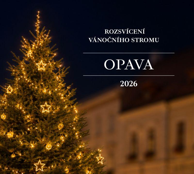 Rozsvícení vánočního stromu: Opava 2026