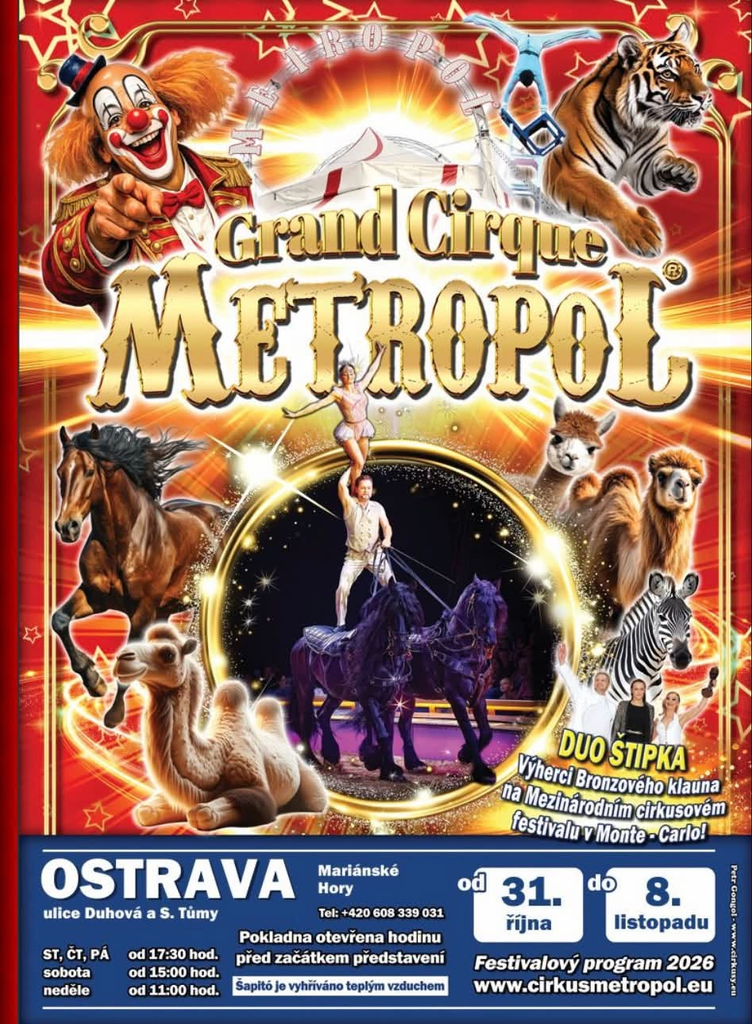 Cirkus Metropol - Ostrava 2026